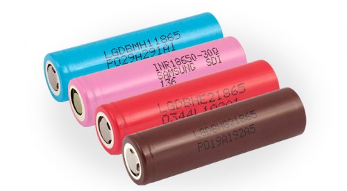 Baterias Li-on recarregáveis